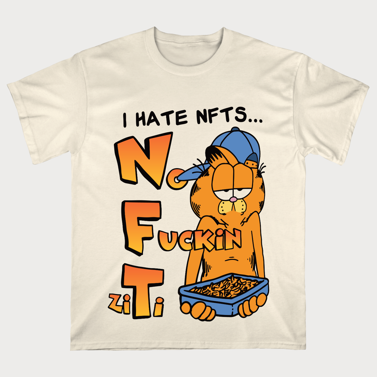 Garfield 'I Hate N.F.T.s' Graphic Tee