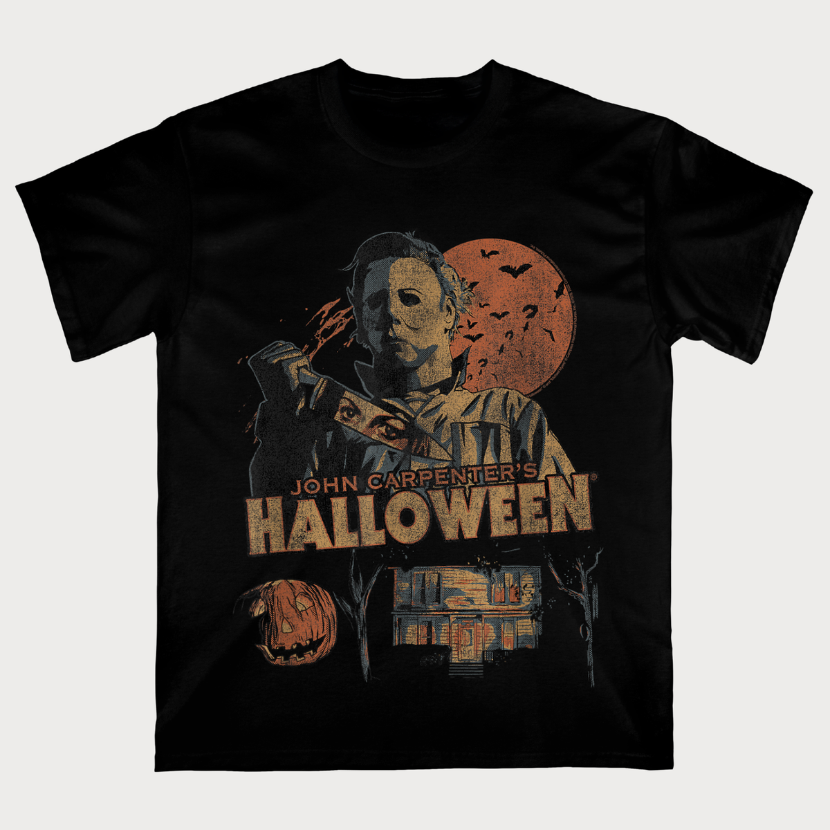 John Carpenter’s Halloween Michael Myers Vintage Horror T-Shirt