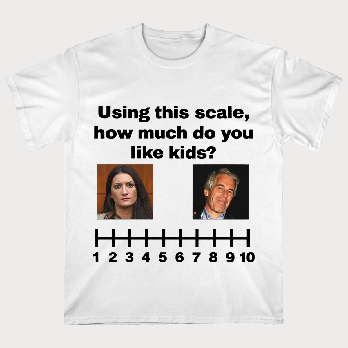 Using this scale, how much do you like kids? T-Shirt