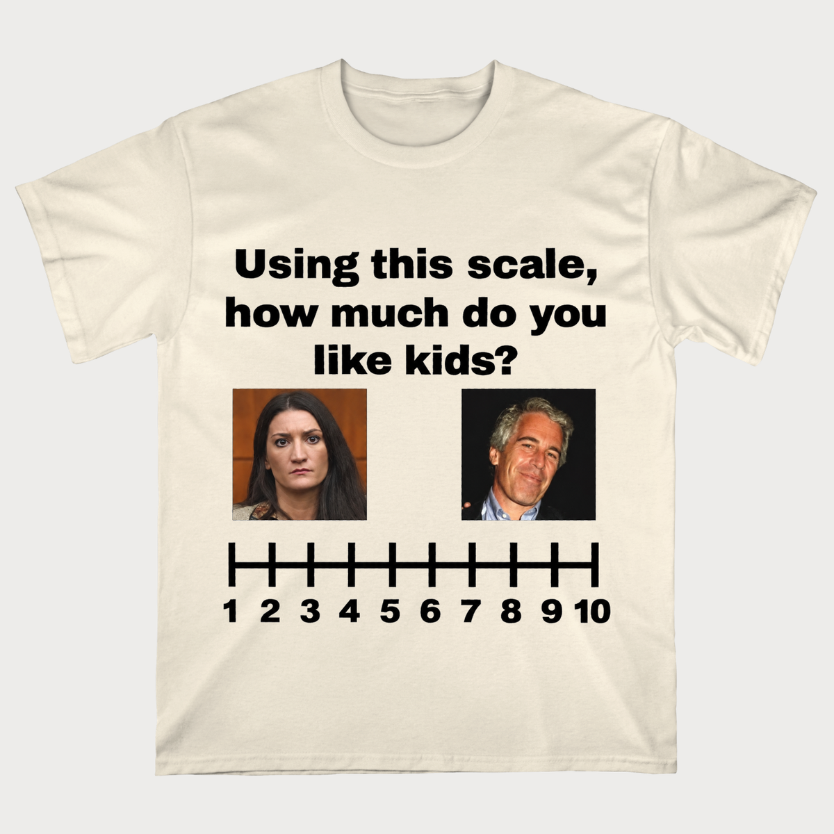 Using this scale, how much do you like kids? T-Shirt