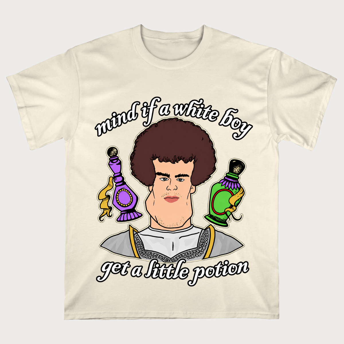 Mind If A White Boy Get A Little Potion T‑Shirt