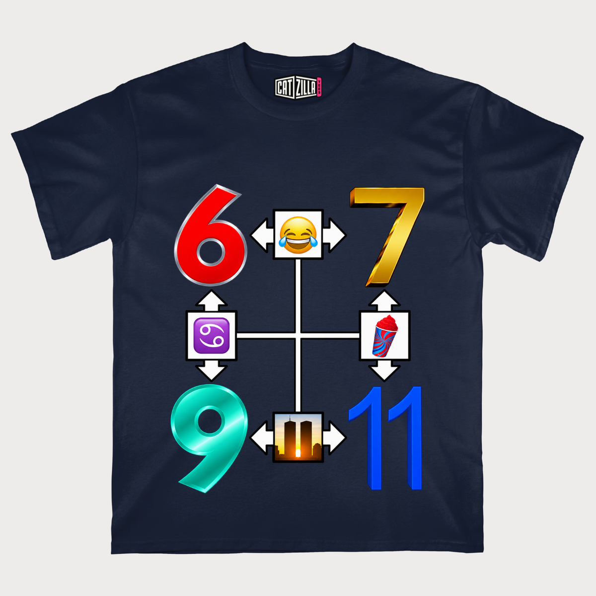 6-7, 69, 9/11 T-Shirt