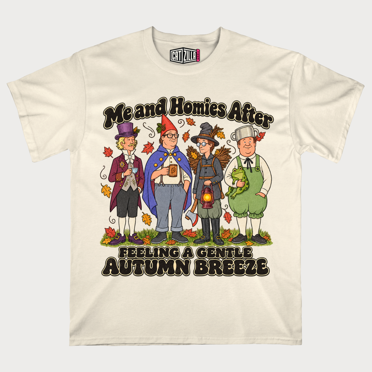 Feeling a Gentle Autumn Breeze Friends After Me and Homies Fall Graphic T-Shirt
