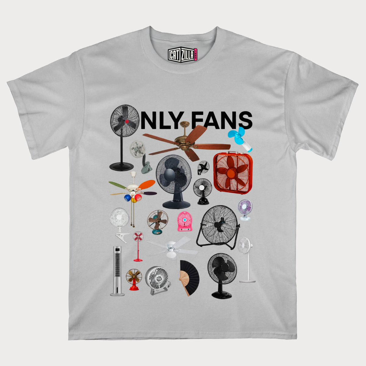 Onlyfans Pun Tee Electric Fan Graphic Dad Joke T‑Shirt