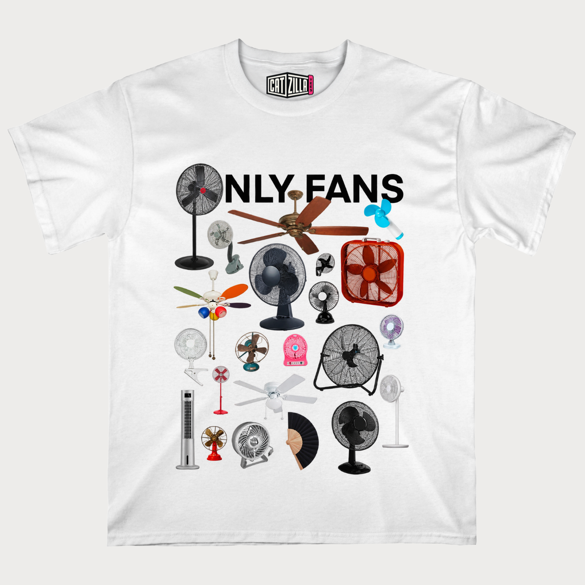 Onlyfans Pun Tee Electric Fan Graphic Dad Joke T‑Shirt