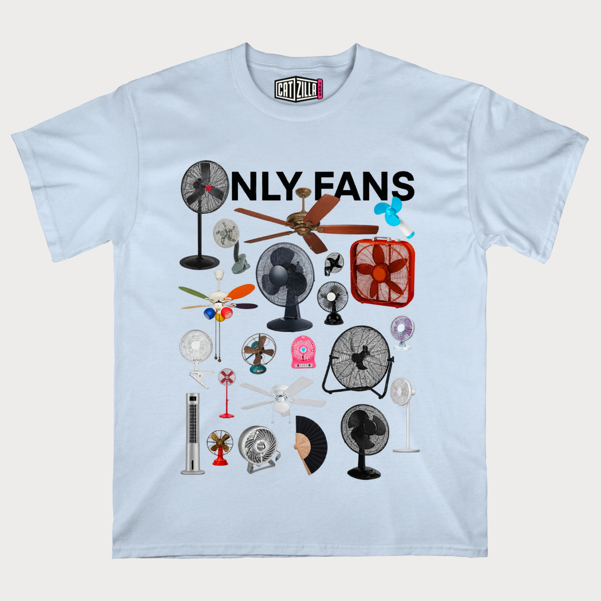 Onlyfans Pun Tee Electric Fan Graphic Dad Joke T‑Shirt