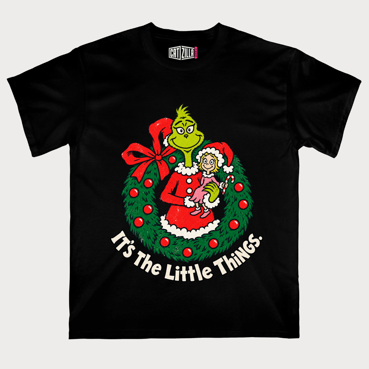 Women's It's the Little Things Grinch Long Sleeve Crusher T-shirt