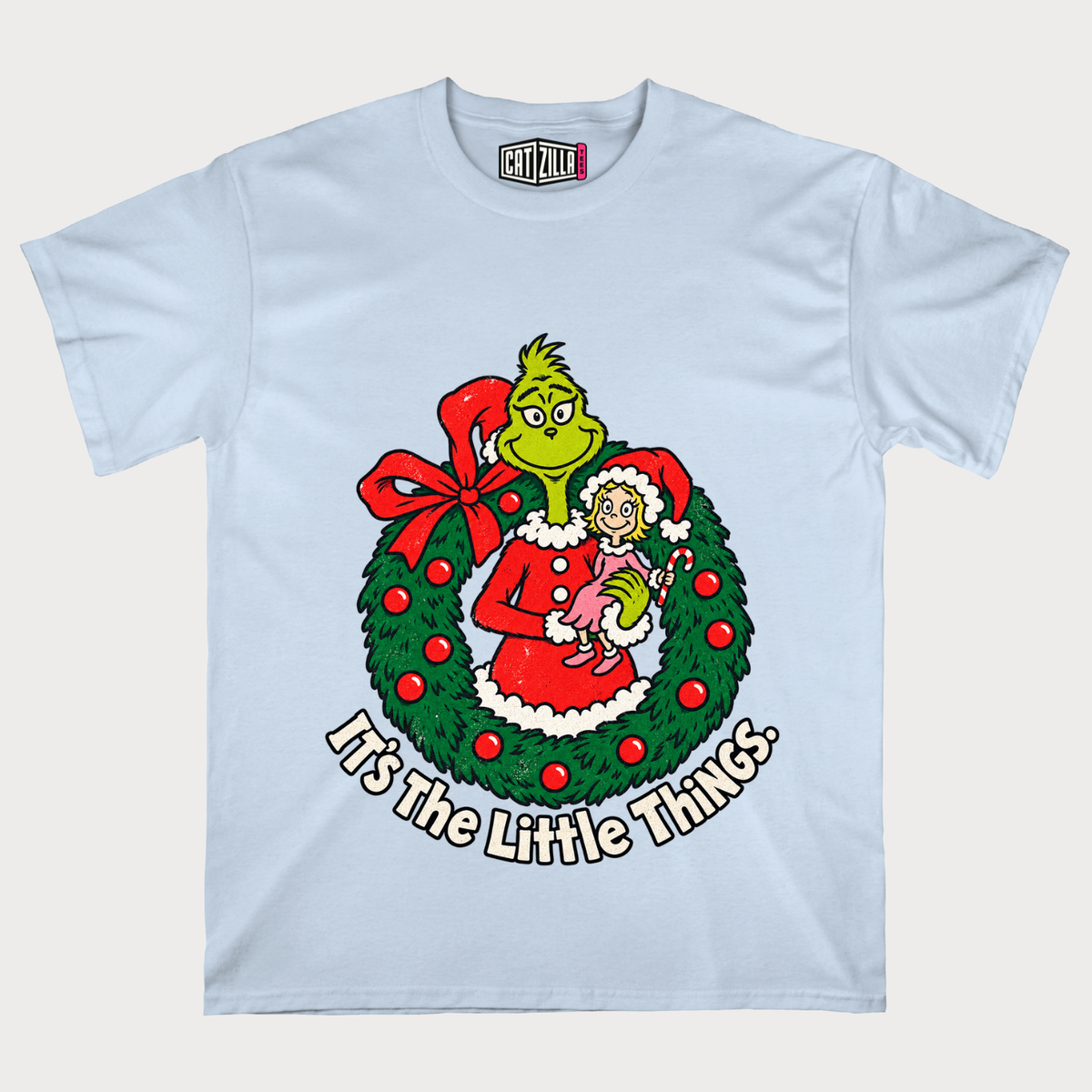 Women's It's the Little Things Grinch Long Sleeve Crusher T-shirt