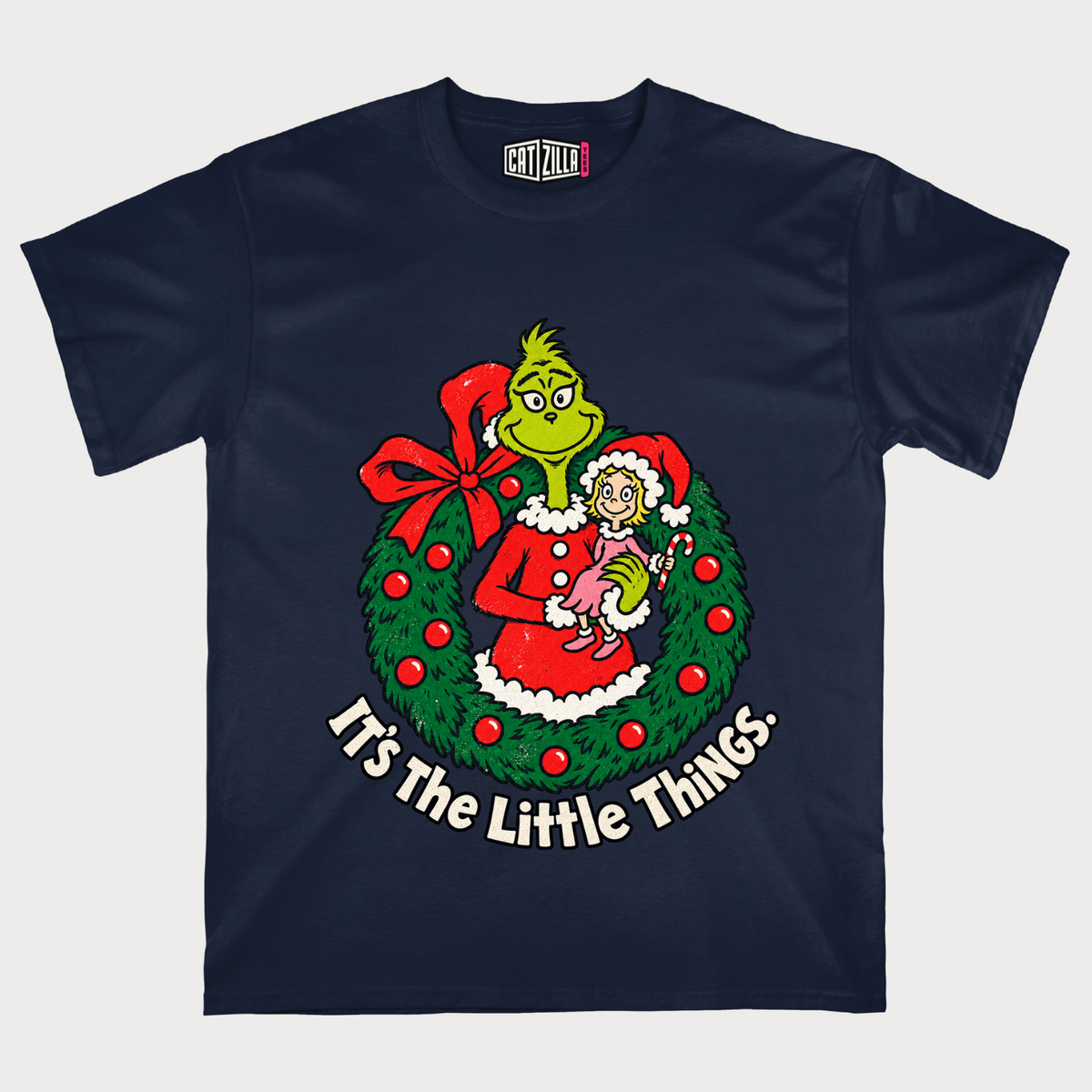 Women's It's the Little Things Grinch Long Sleeve Crusher T-shirt
