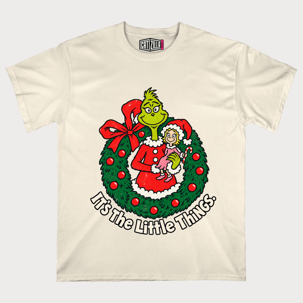 Women's It's the Little Things Grinch Long Sleeve Crusher T-shirt