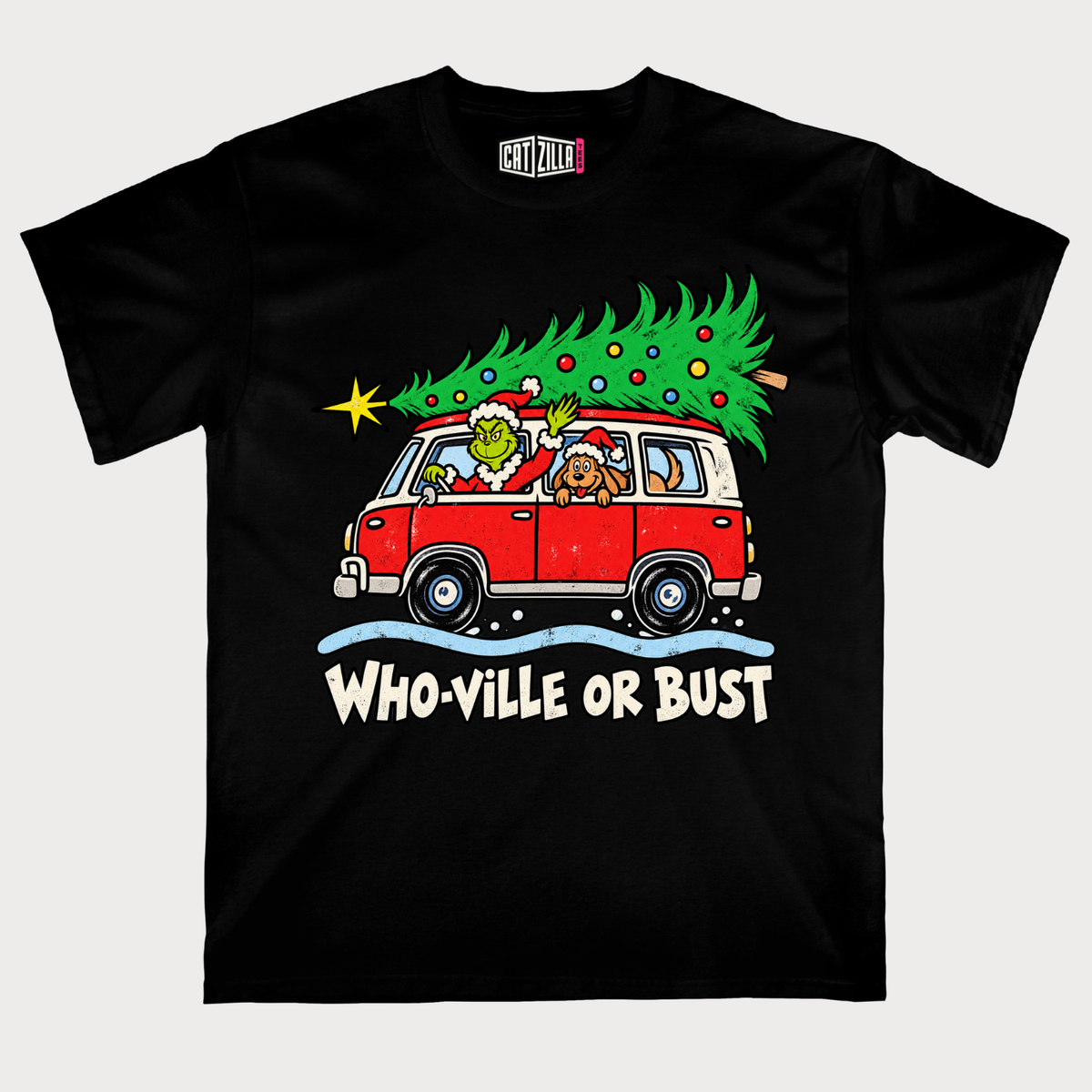 Who-Ville Road Trip Christmas Holiday T-Shirt