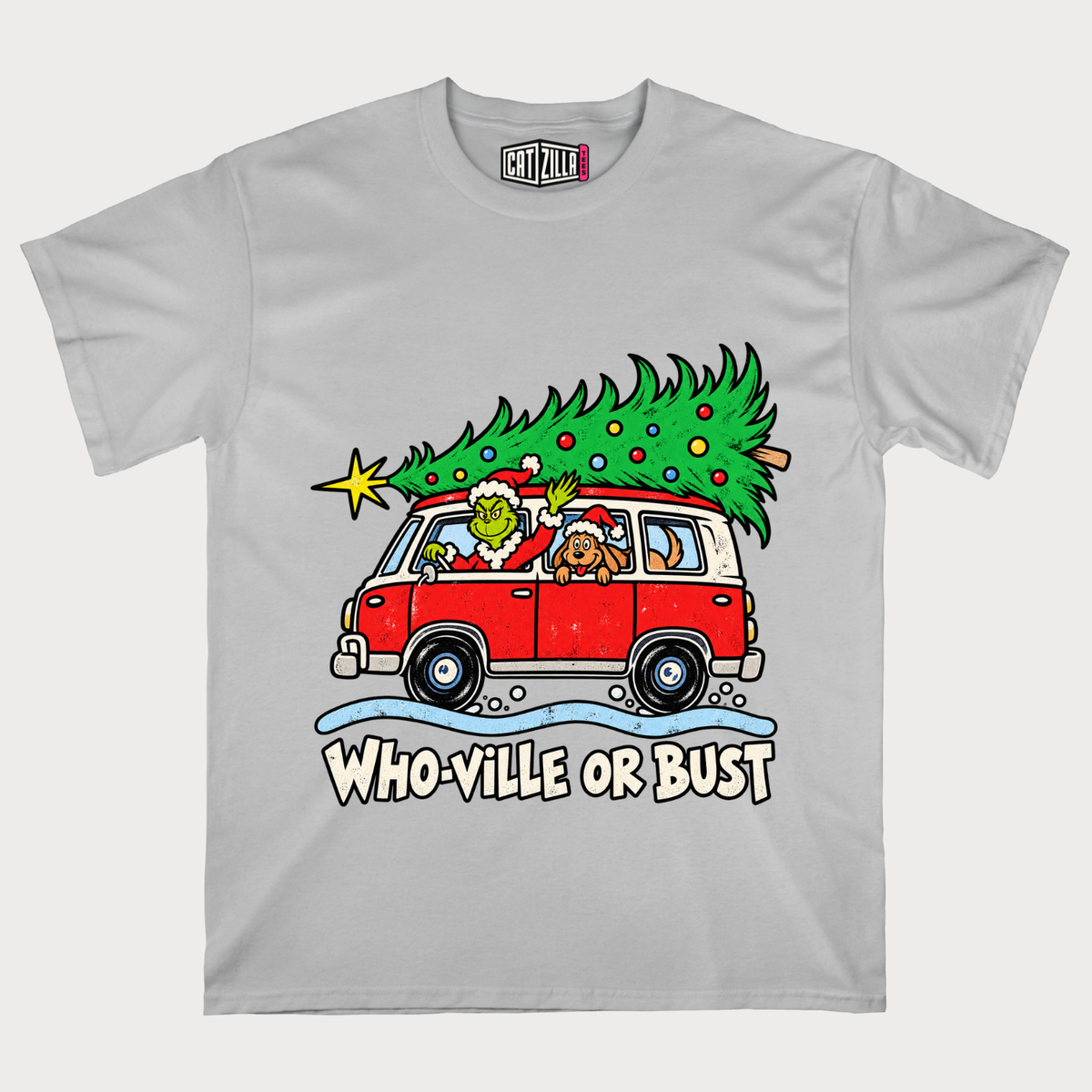 Who-Ville Road Trip Christmas Holiday T-Shirt