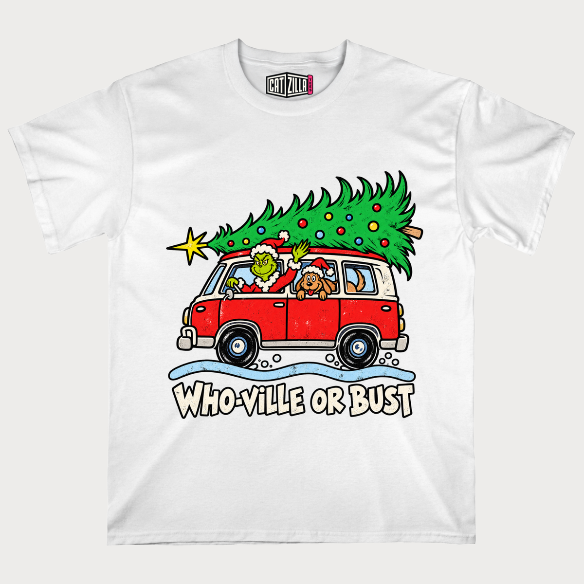 Who-Ville Road Trip Christmas Holiday T-Shirt