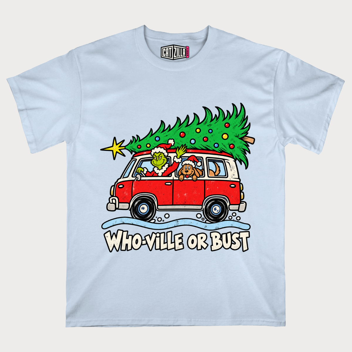 Who-Ville Road Trip Christmas Holiday T-Shirt