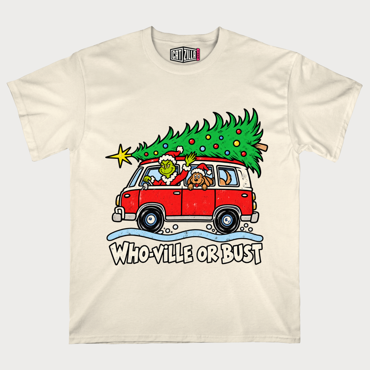 Who-Ville Road Trip Christmas Holiday T-Shirt
