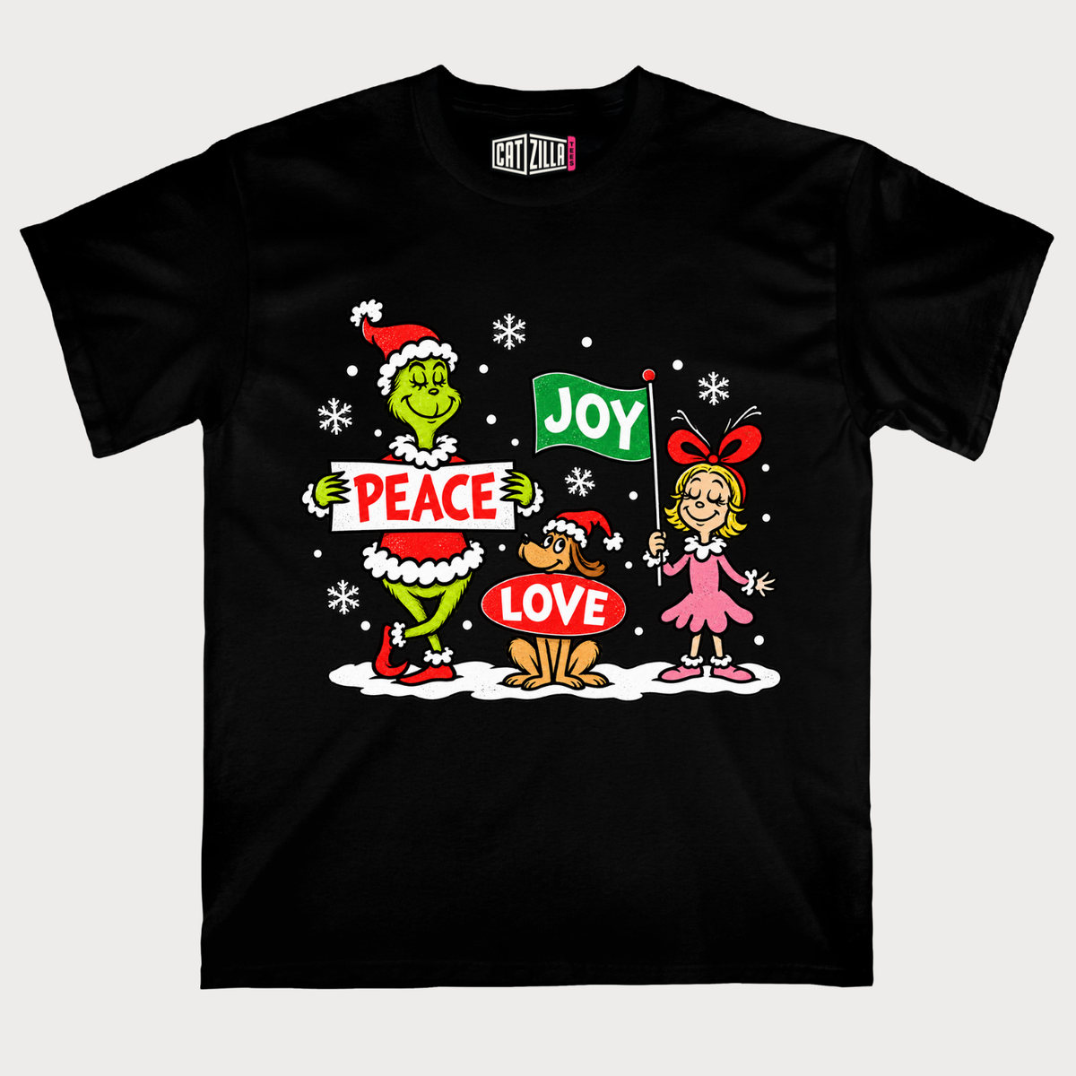 Grinch Holiday Joy, Peace, Love Christmas Shirt