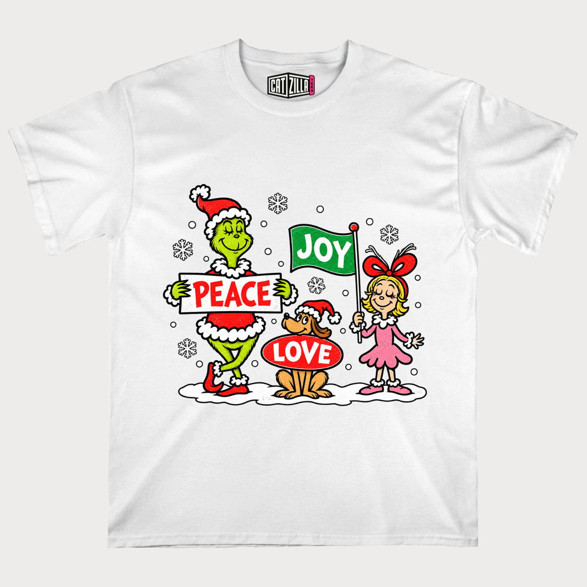 Grinch Holiday Joy, Peace, Love Christmas Shirt