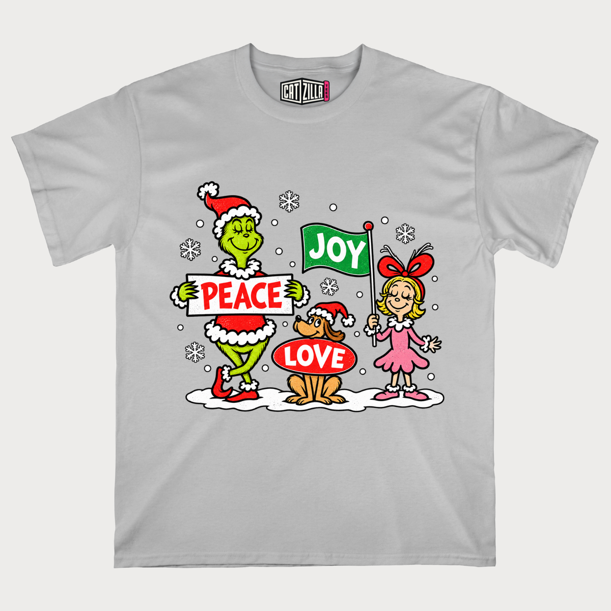 Grinch Holiday Joy, Peace, Love Christmas Shirt