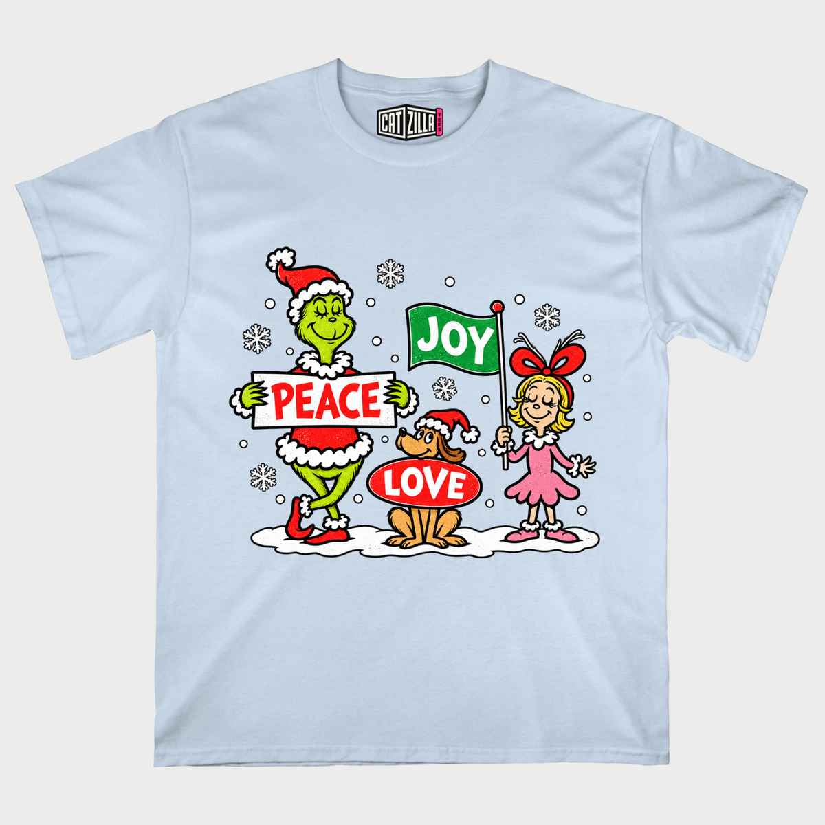 Grinch Holiday Joy, Peace, Love Christmas Shirt