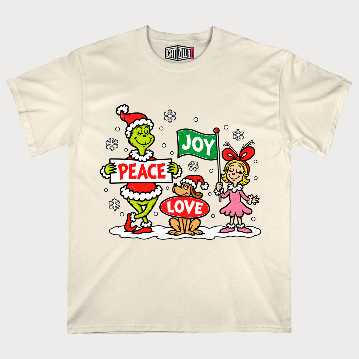 Grinch Holiday Joy, Peace, Love Christmas Shirt