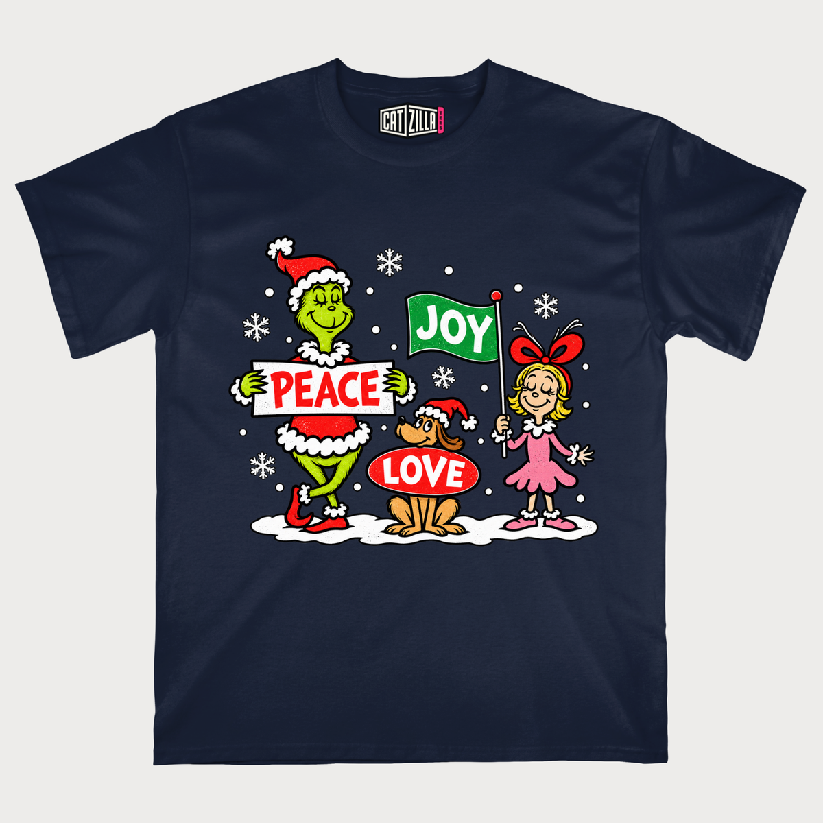 Grinch Holiday Joy, Peace, Love Christmas Shirt