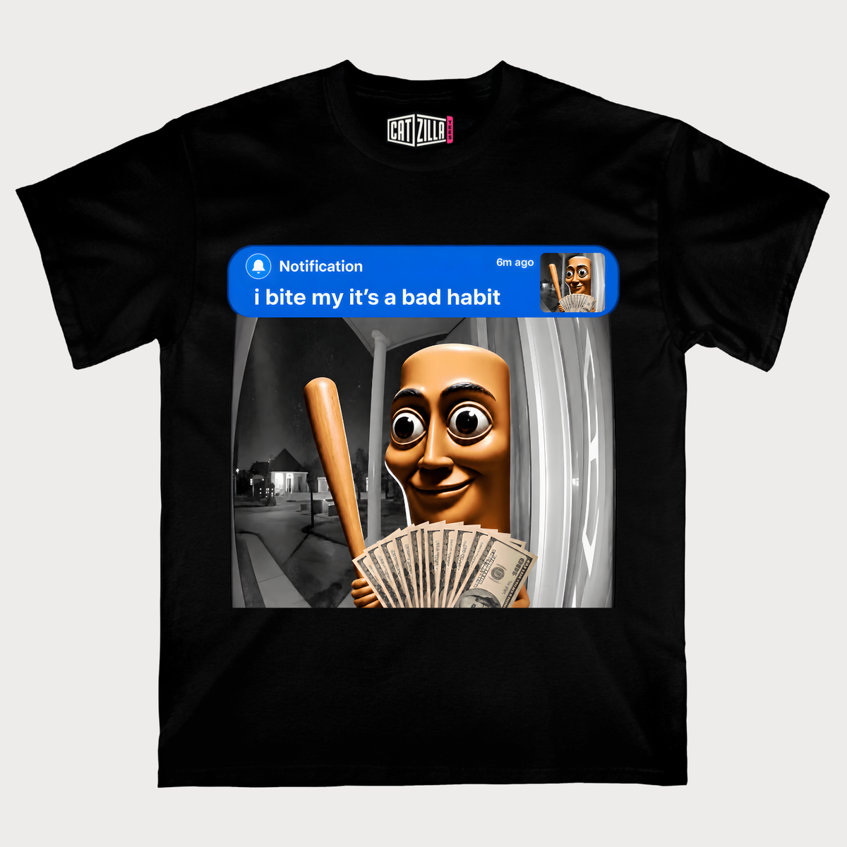I bite my tung it’s a bad habit  Shirt