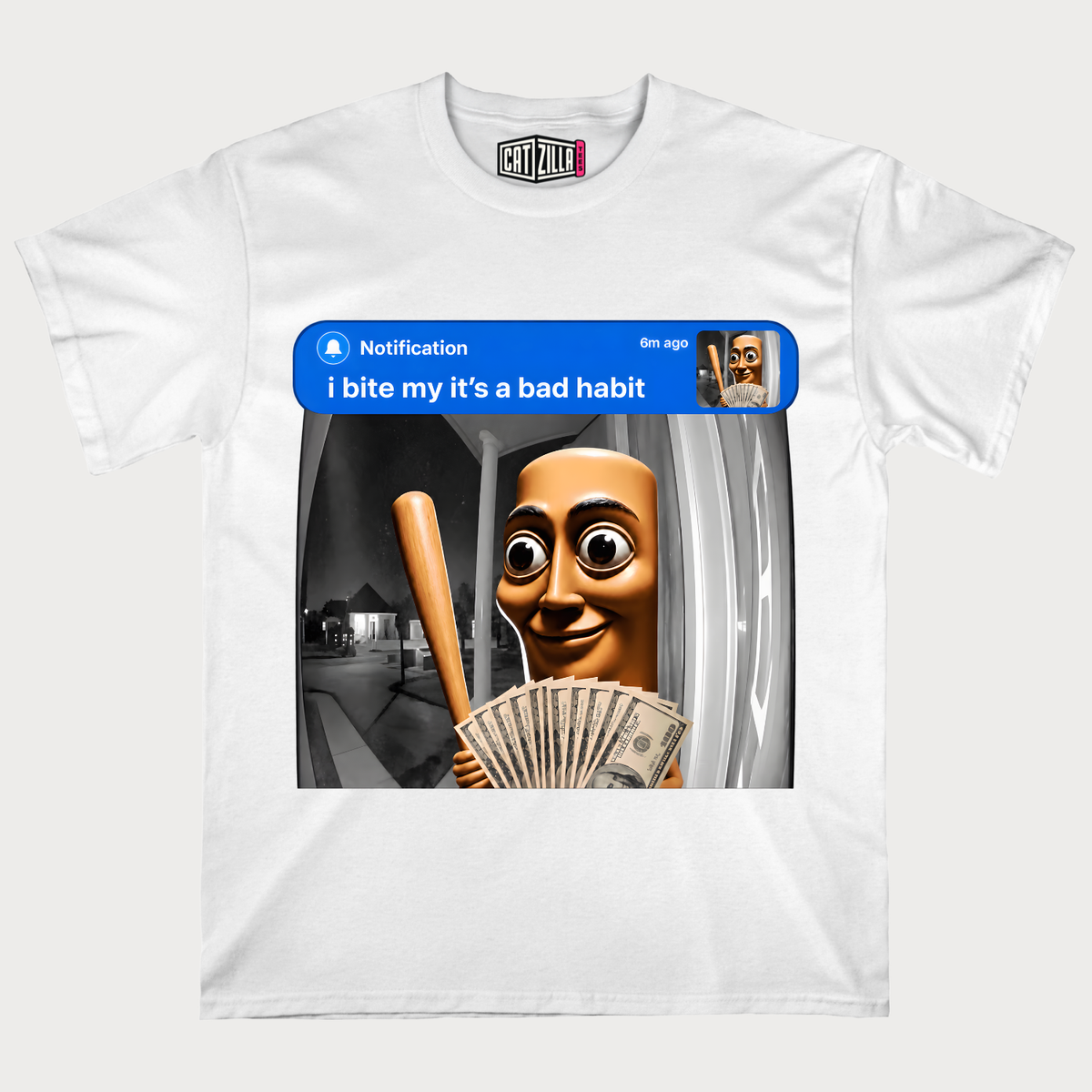I bite my tung it’s a bad habit  Shirt