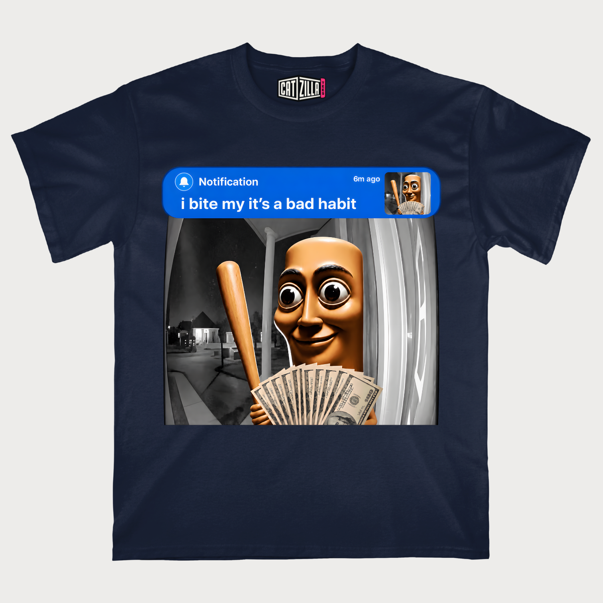 I bite my tung it’s a bad habit  Shirt