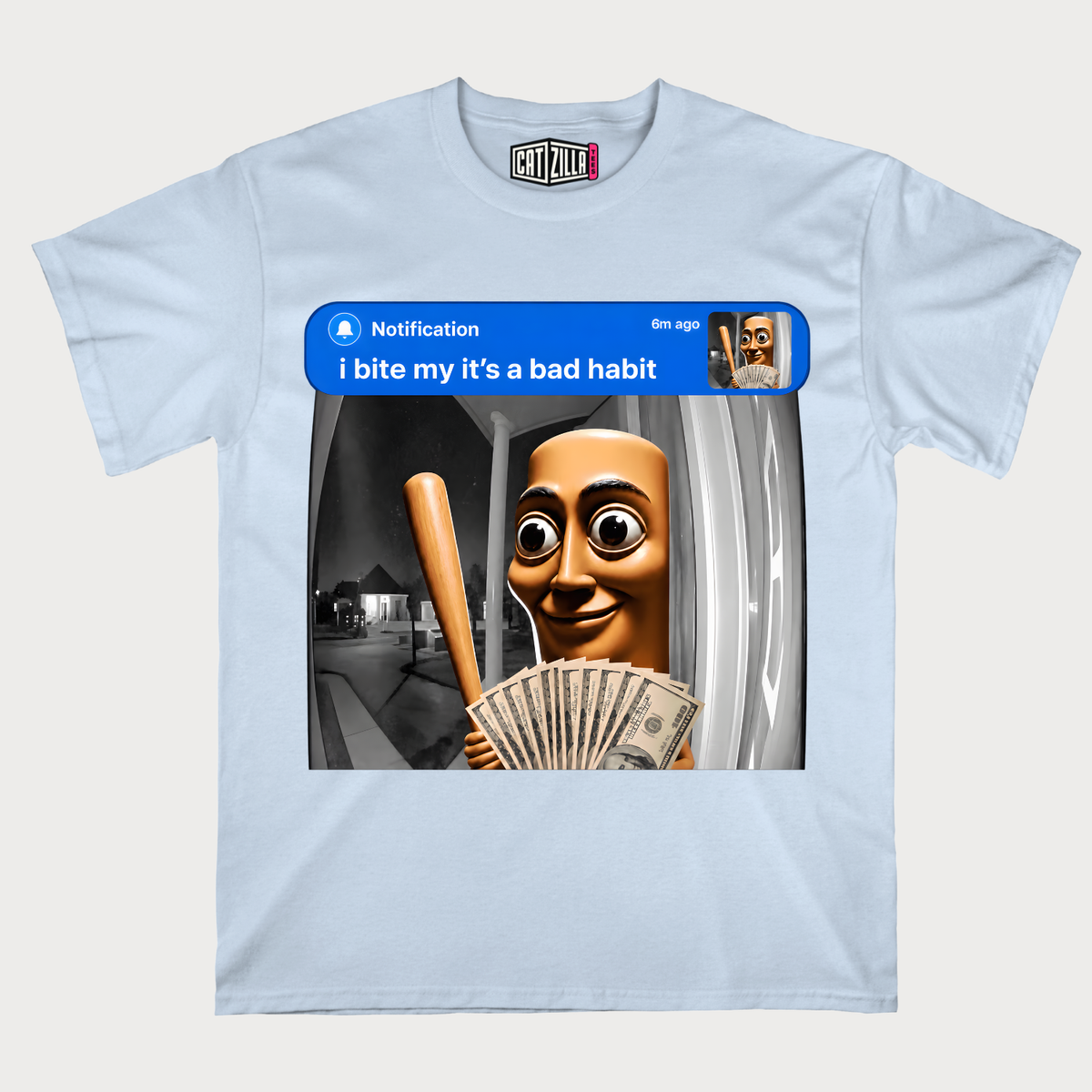 I bite my tung it’s a bad habit  Shirt