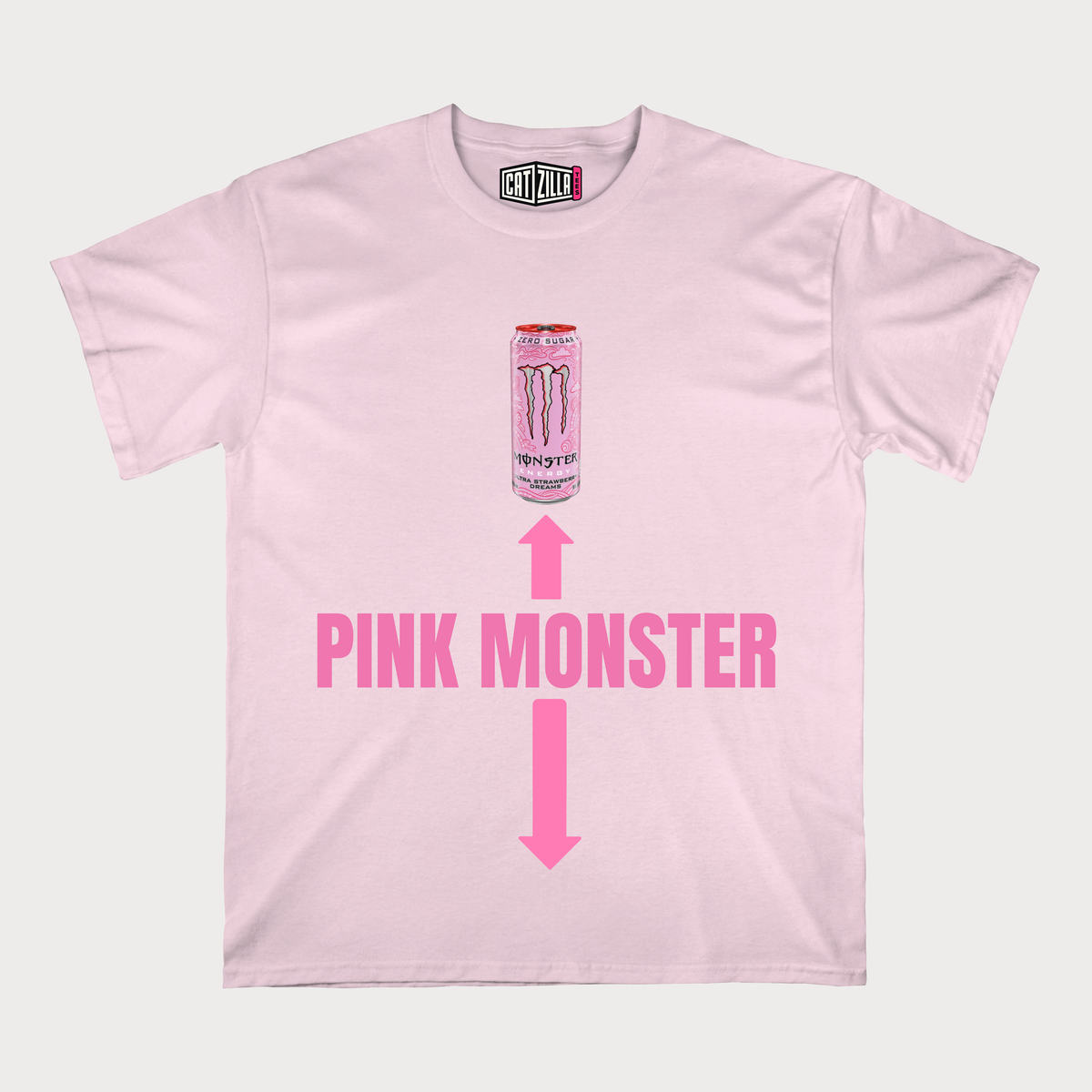 Pink Monster Energy Drink T-Shirt