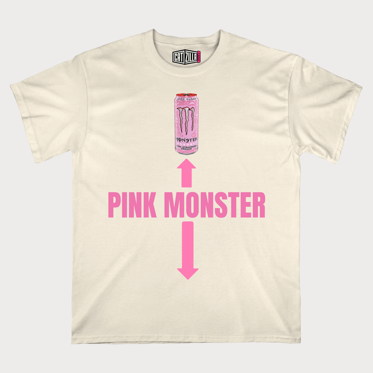 Pink Monster Energy Drink T-Shirt