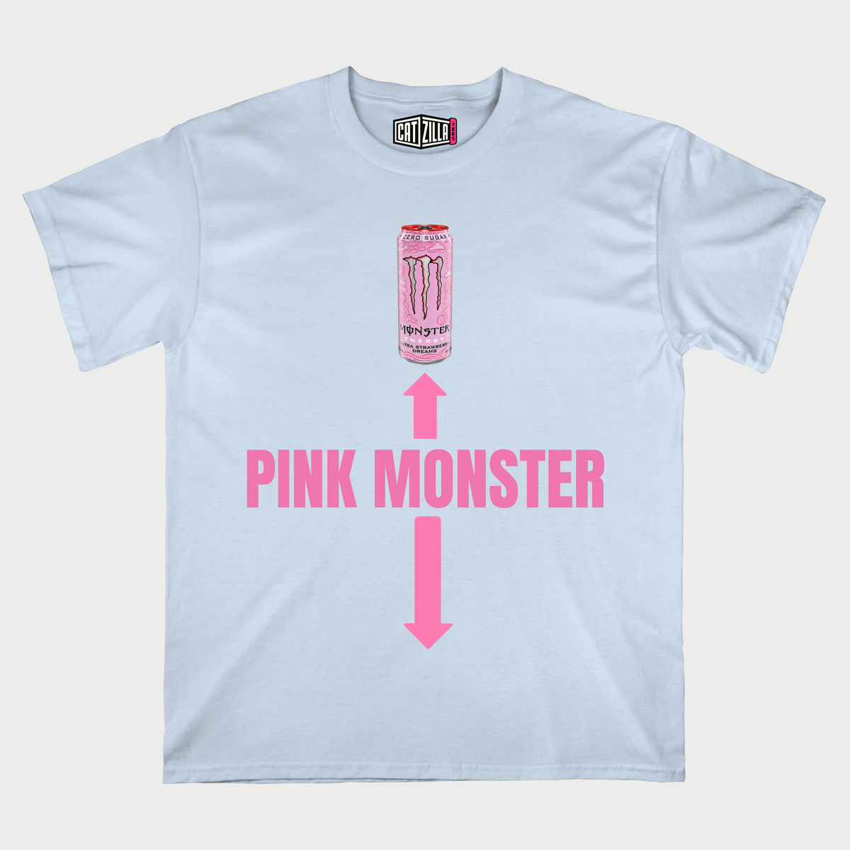Pink Monster Energy Drink T-Shirt