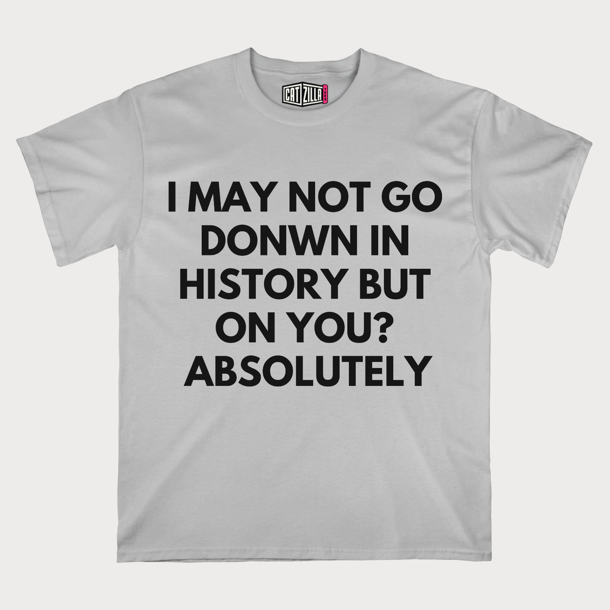 I may Not Go Donwn In History T-Shirt