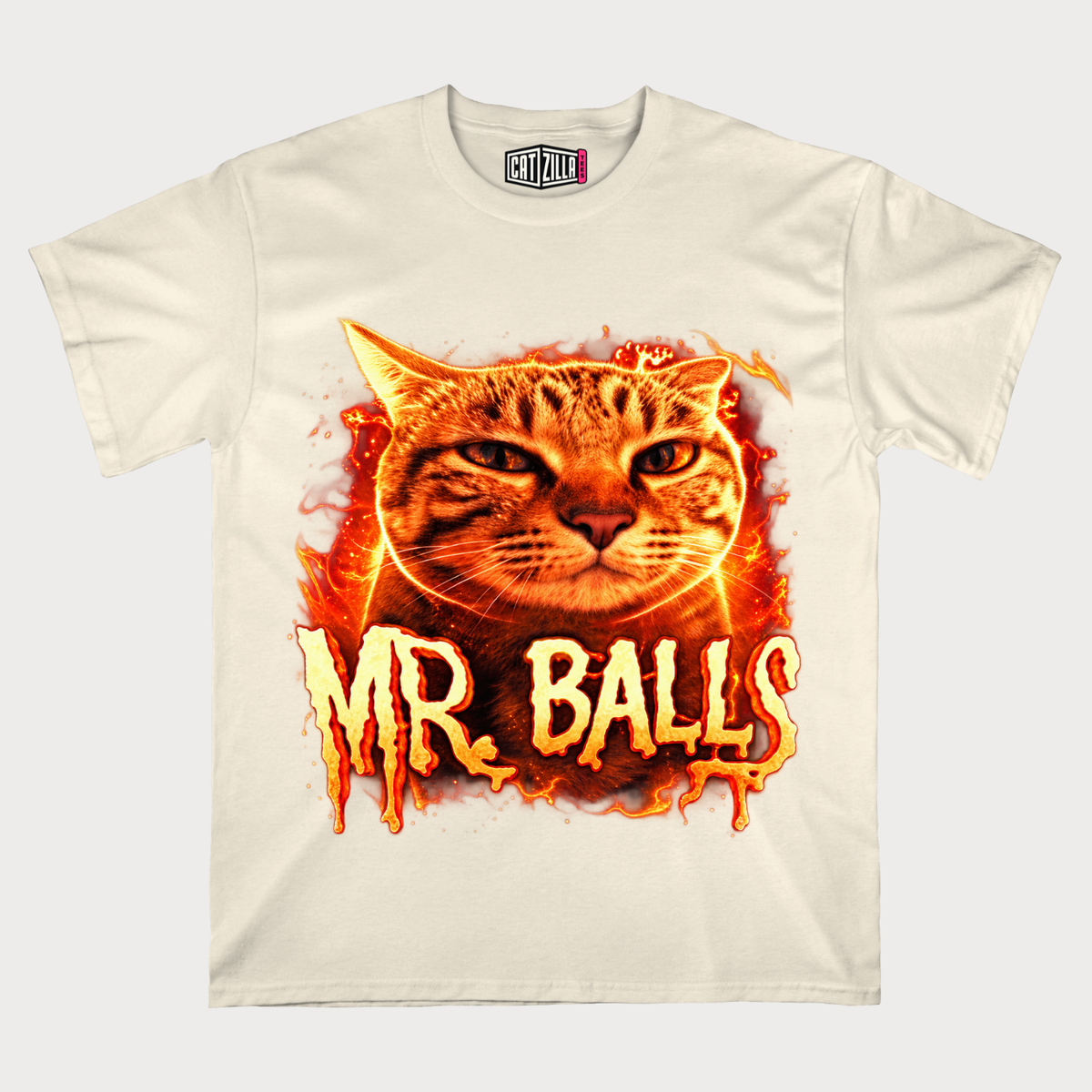 Mr. Balls Funny Cat T-Shirt